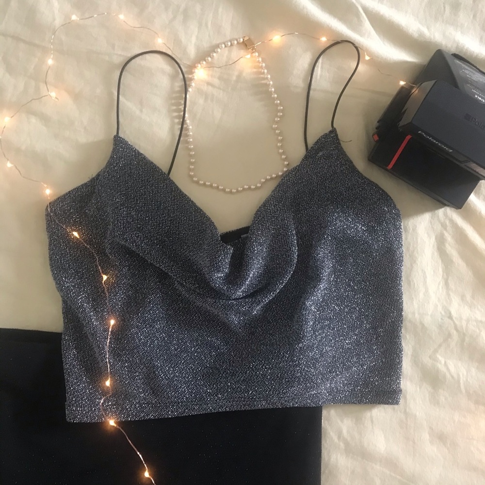 Sparkly crop top